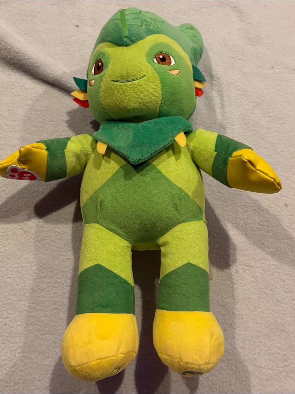 Build A Bear MagiQuest Foli Great Wolf Lodge Stuffed Animal Plush Magic Quest